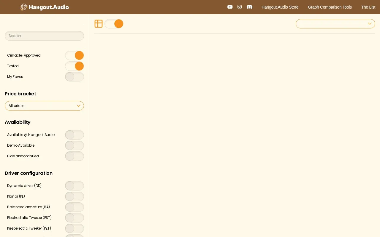 Crinacle homepage screenshot