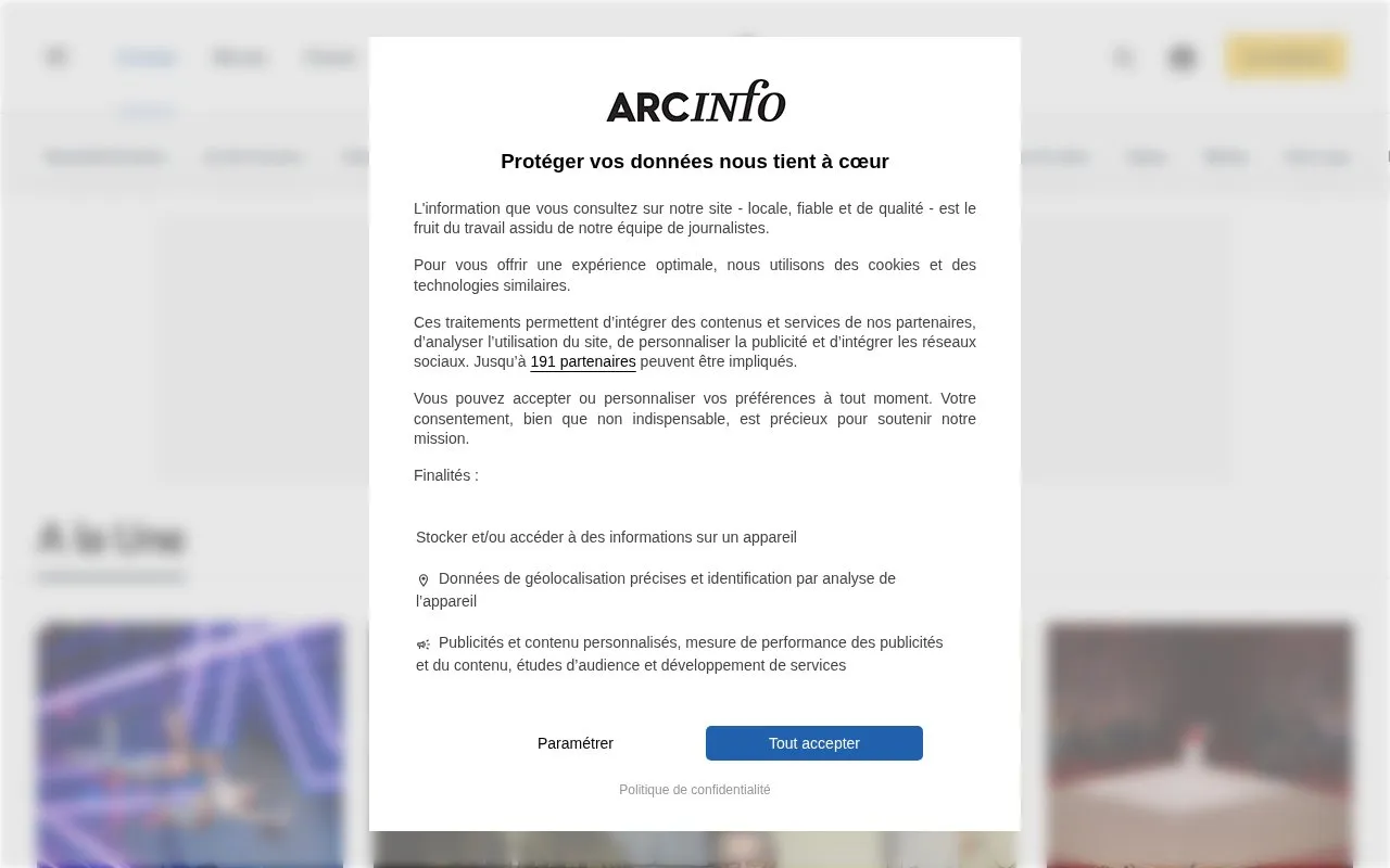 L'Express homepage screenshot