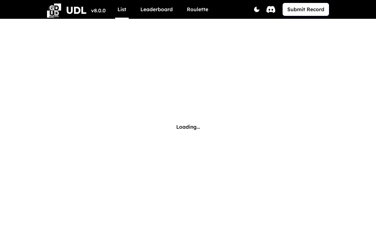 UDL homepage screenshot
