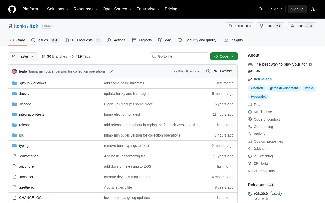 Desktop homepage screenshot