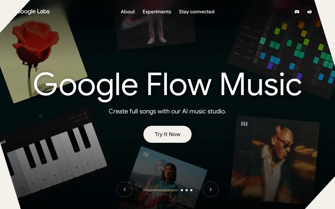 Google Labs homepage screenshot