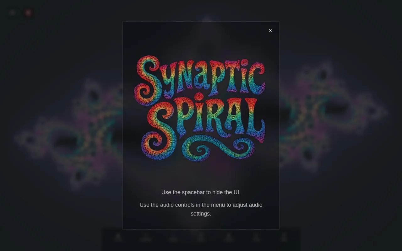 Synaptic Spiral homepage screenshot