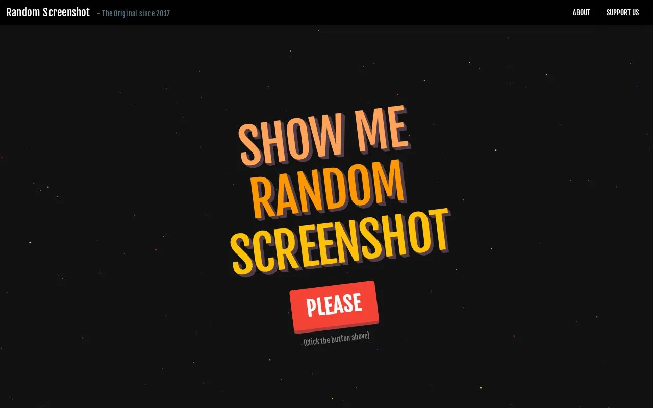 Random Screenshot homepage screenshot