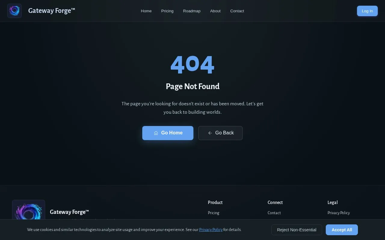 Modules homepage screenshot