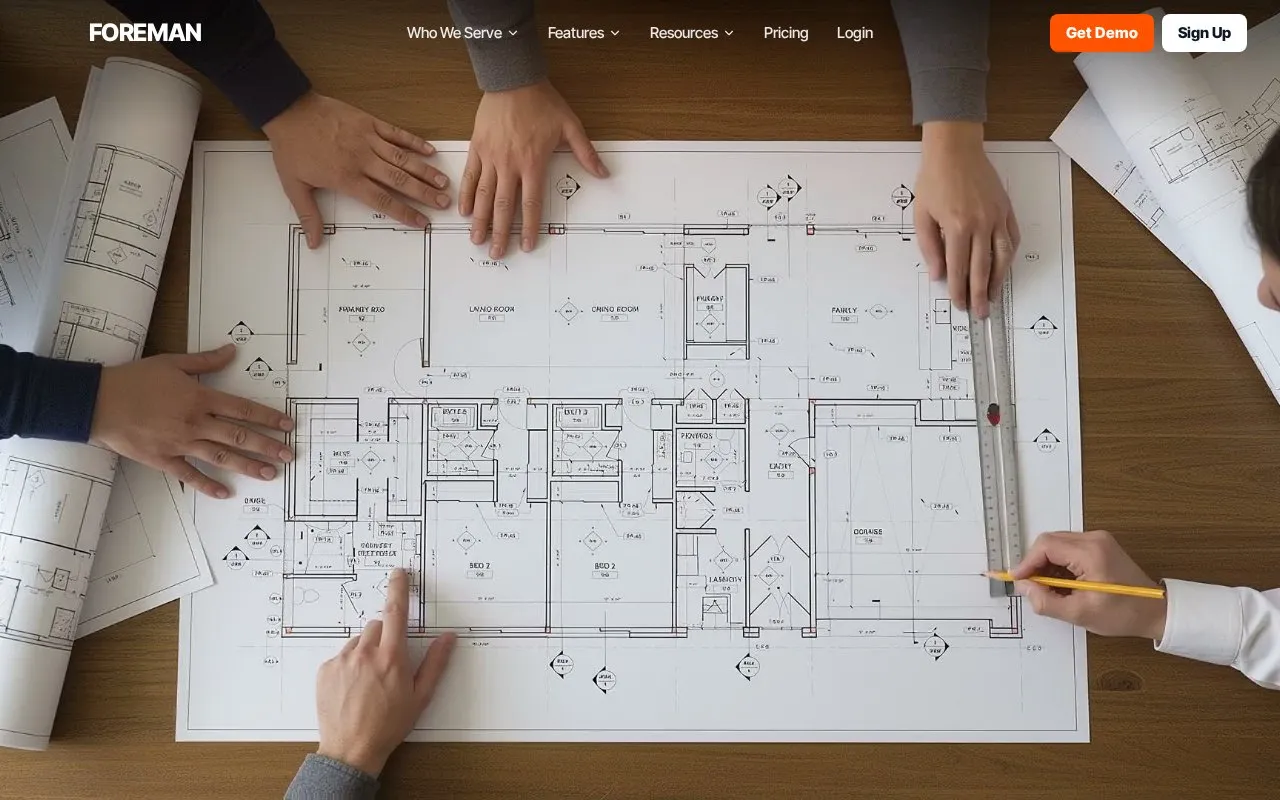Foreman homepage screenshot