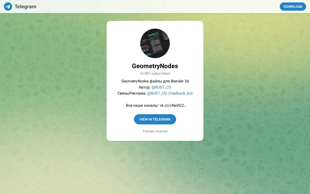 3D Nodes homepage screenshot