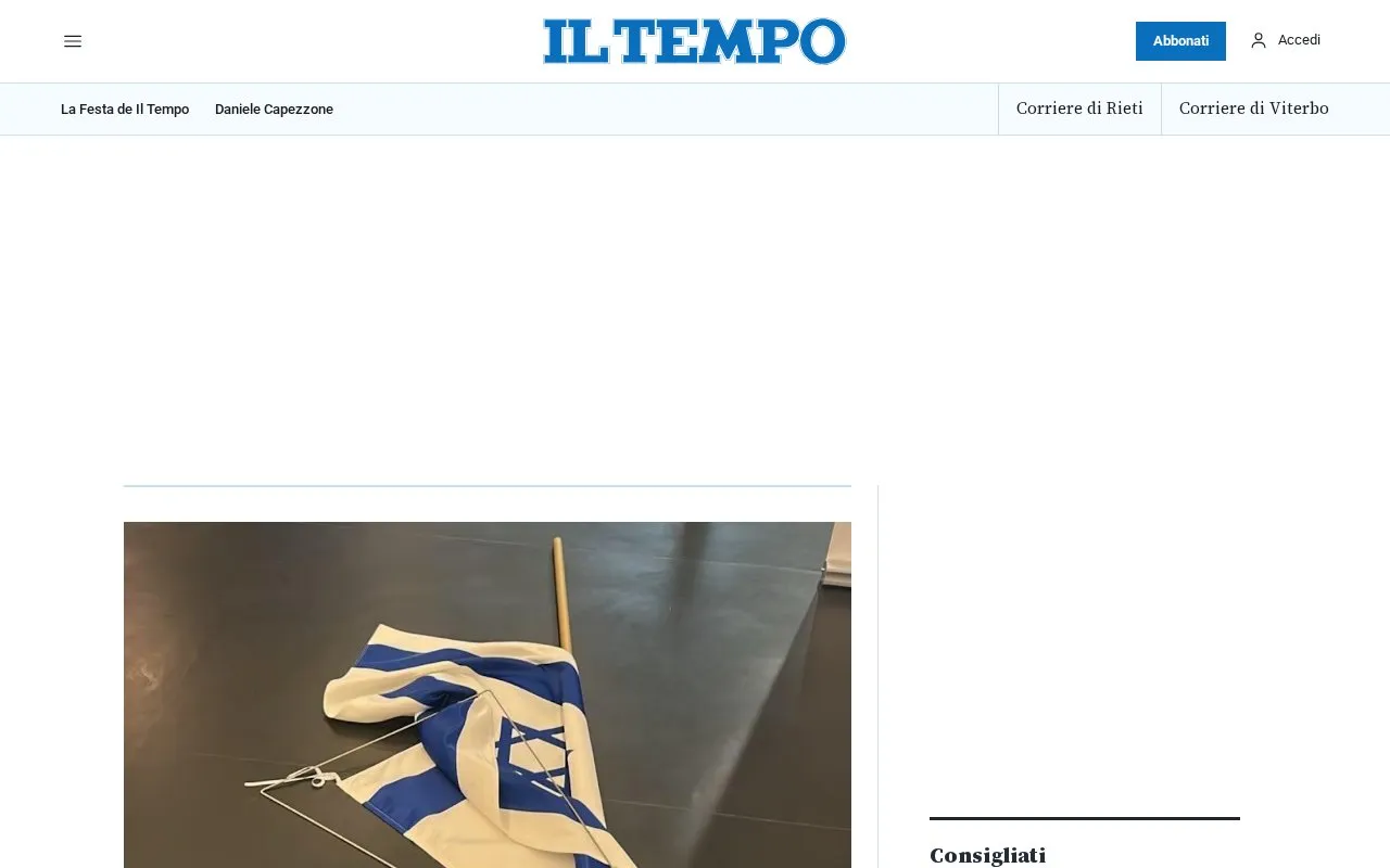 Il Tempo homepage screenshot