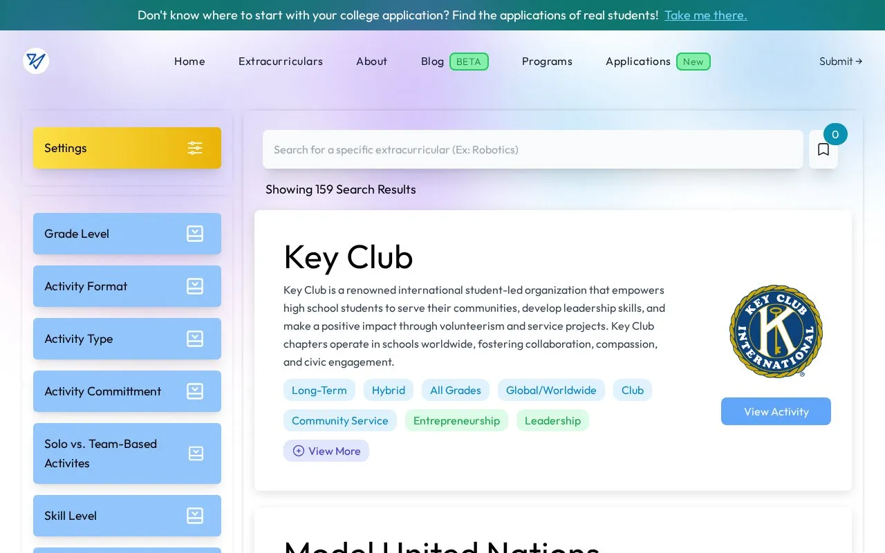 Talem homepage screenshot