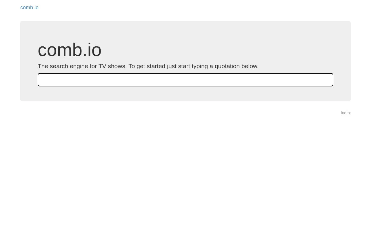 comb.io homepage screenshot