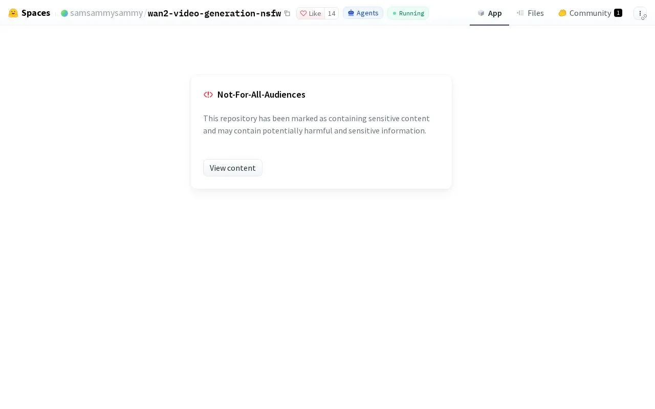 Wan2.2 Video Generation homepage screenshot