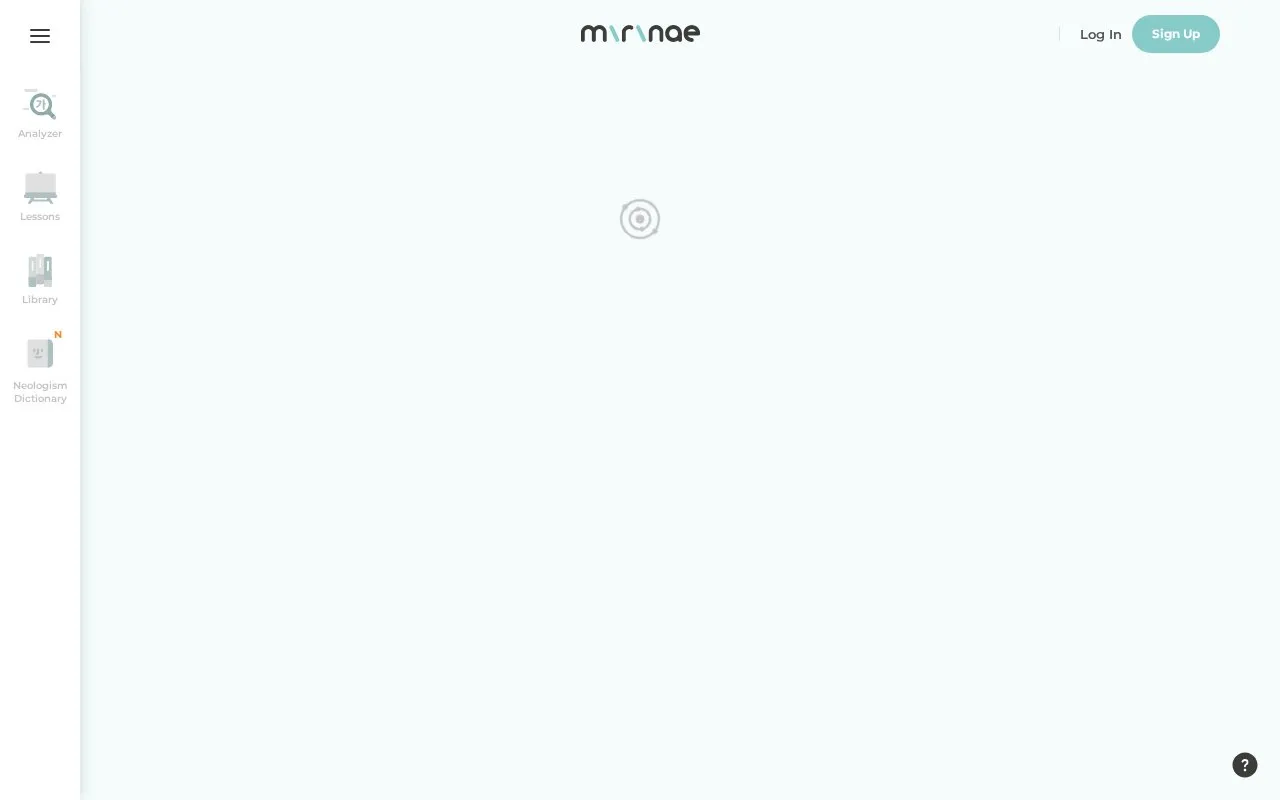 Mirinae homepage screenshot