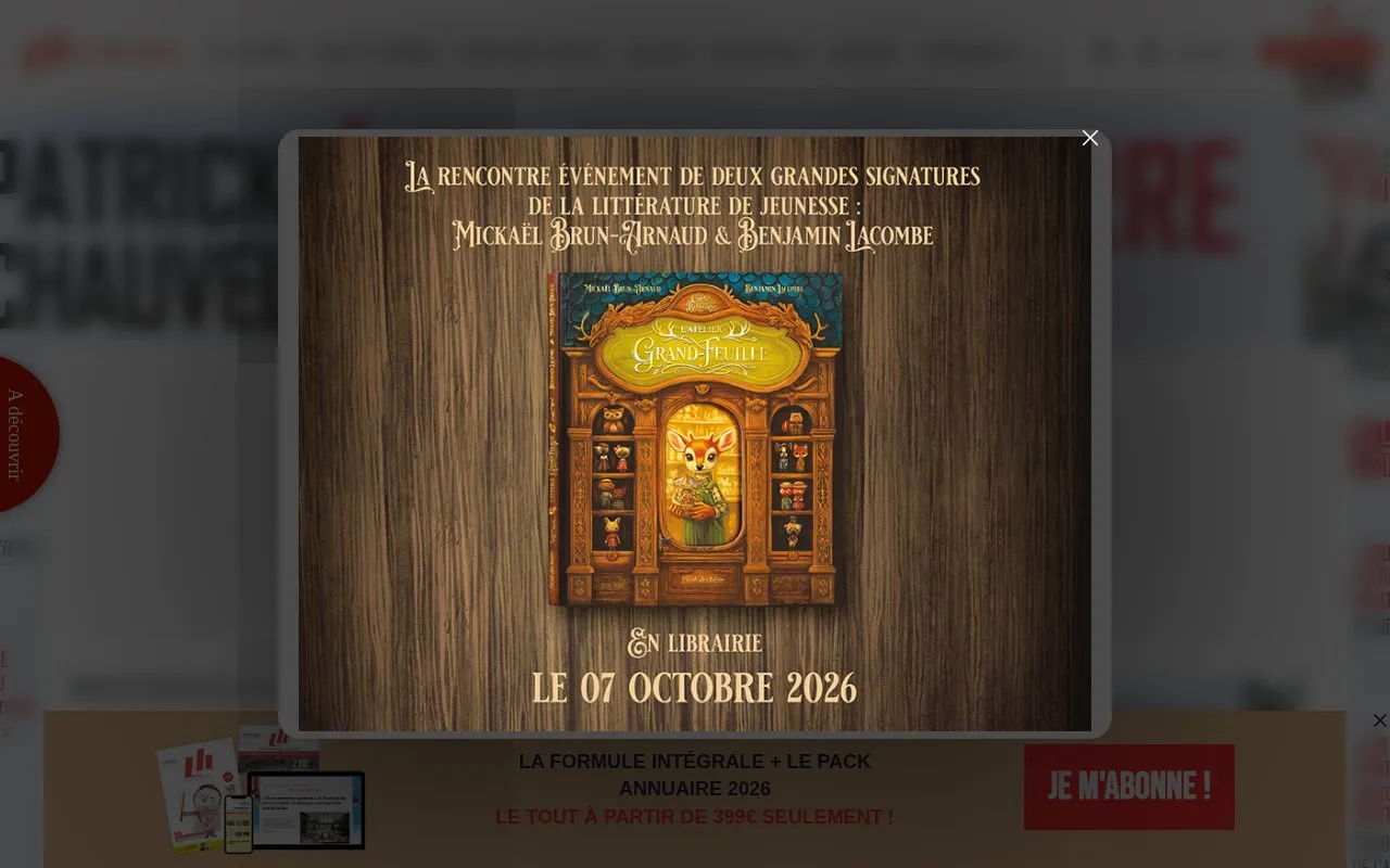 Livres Hebdo homepage screenshot