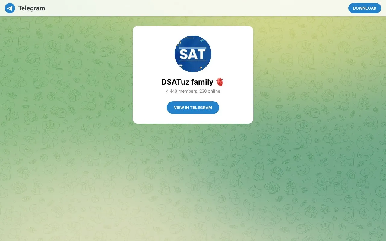 Dsatuzchat homepage screenshot