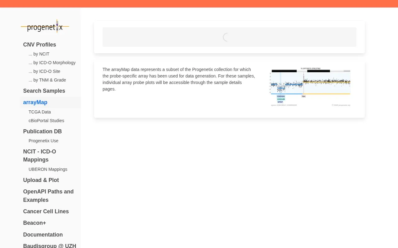 arrayMap homepage screenshot
