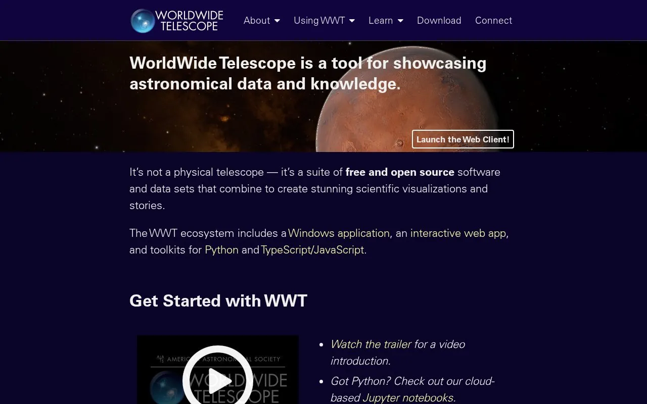 Home Page homepage screenshot