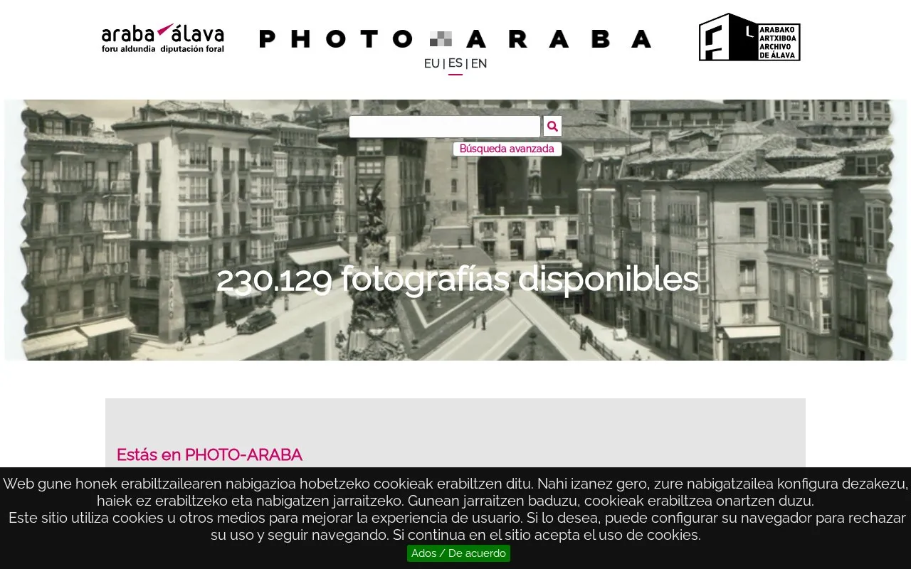 Photo Araba homepage screenshot