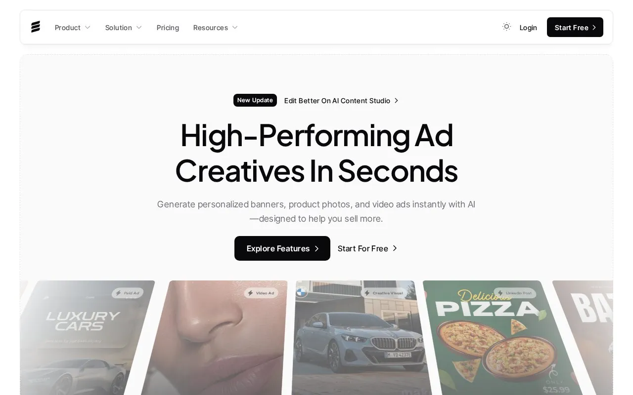 Evercopy homepage screenshot