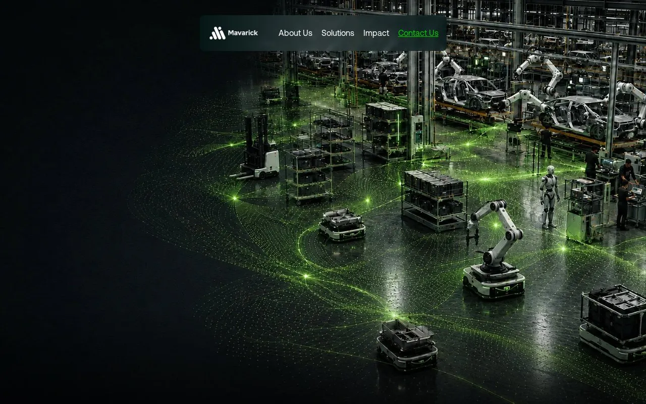 Mavarick homepage screenshot