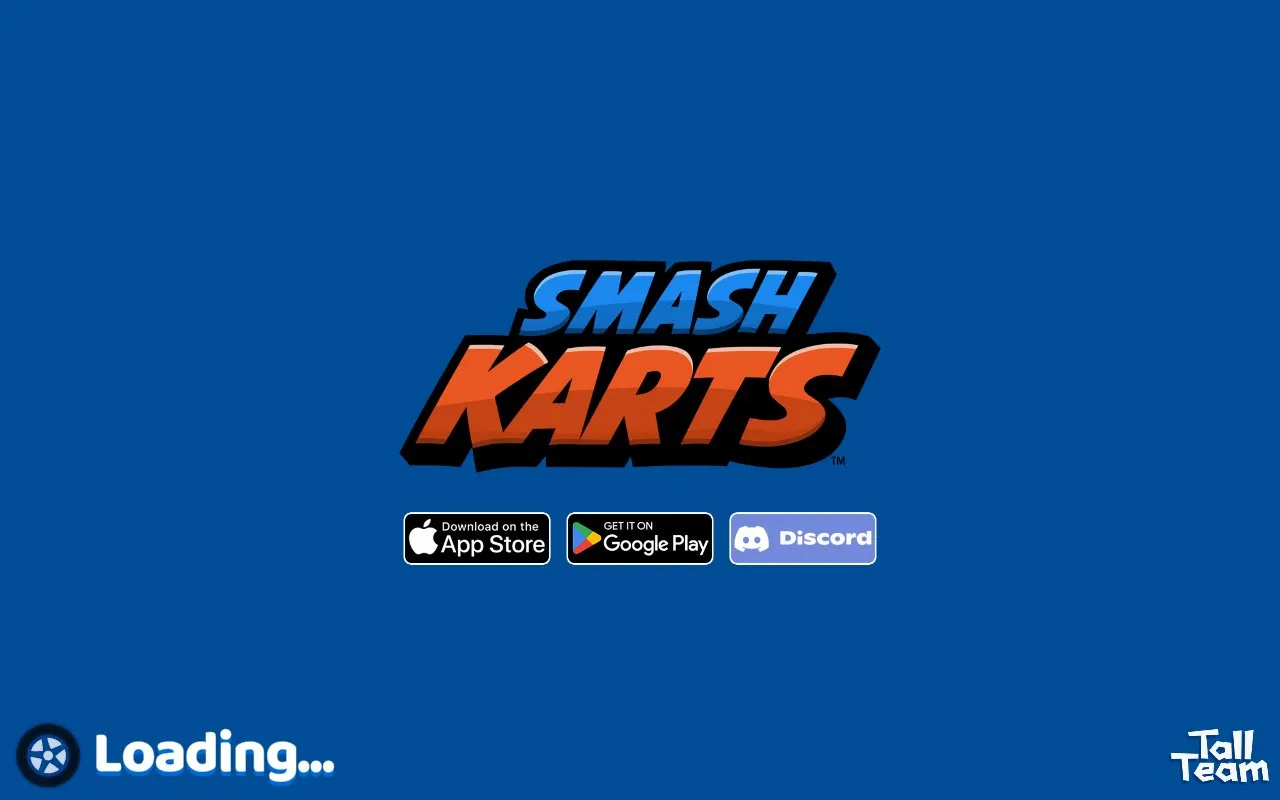 Smash Karts homepage screenshot