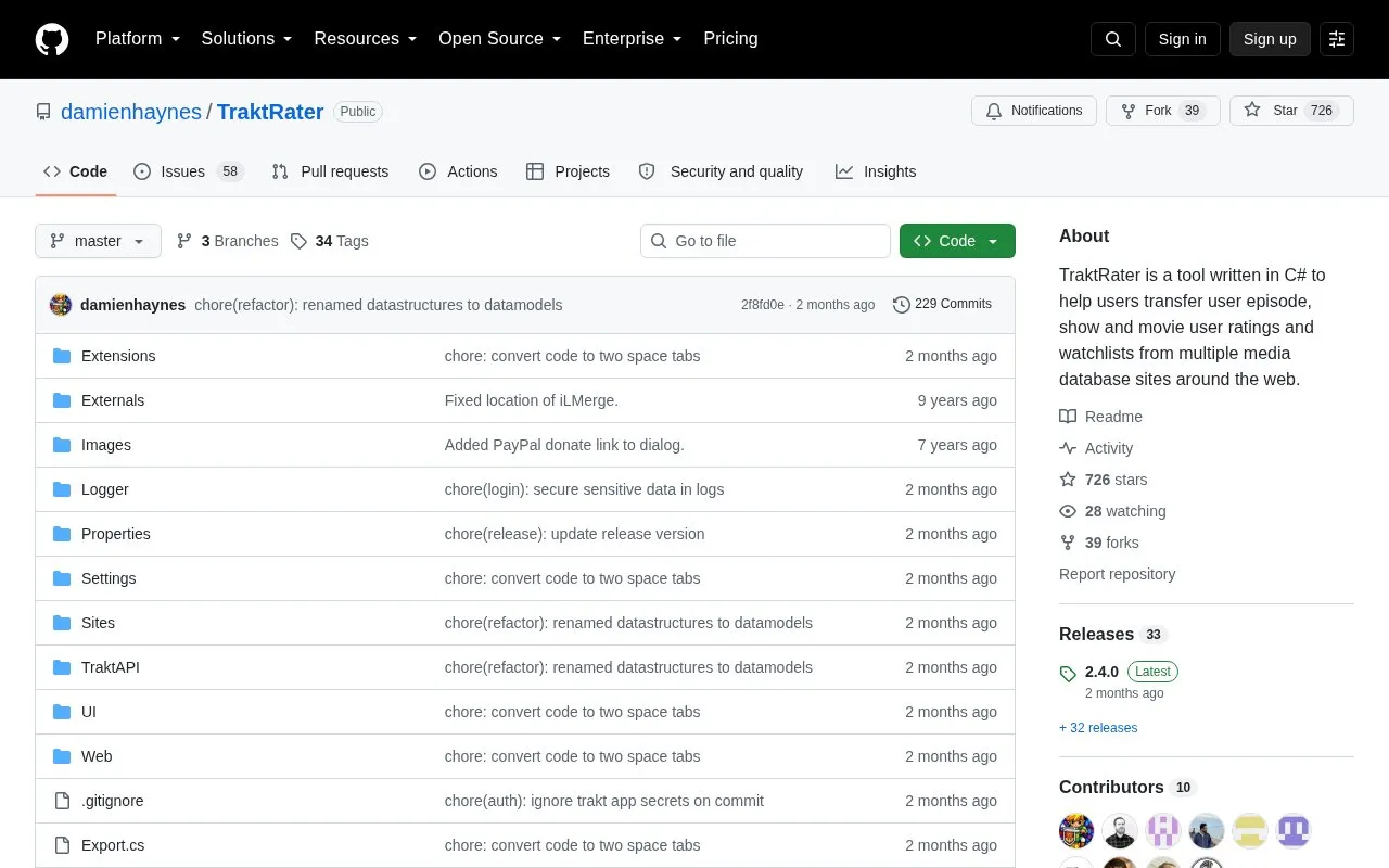 List Import homepage screenshot