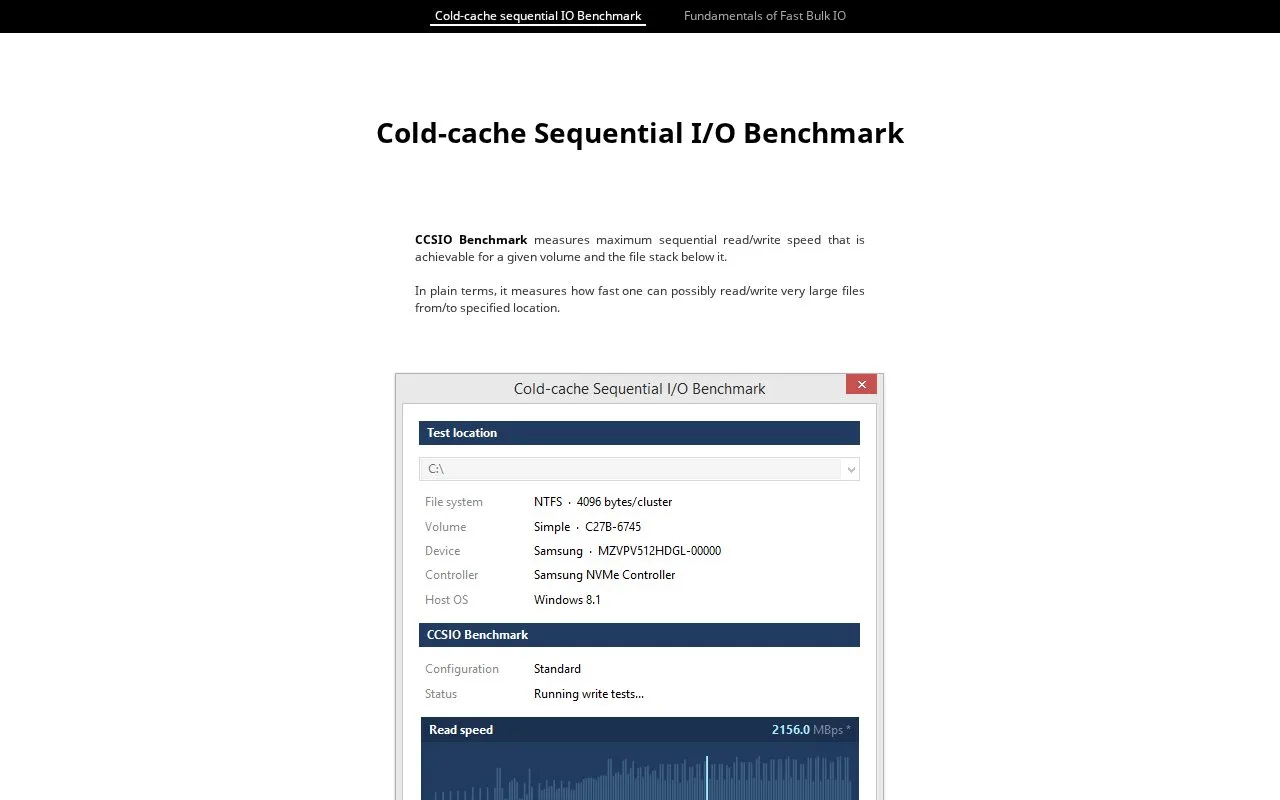 CCISOBench homepage screenshot