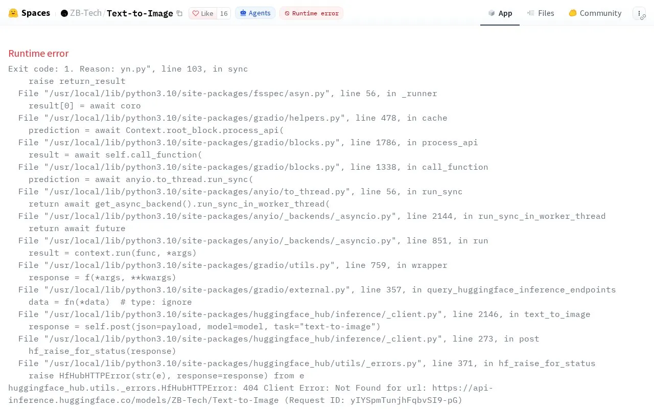 Text To Image homepage screenshot