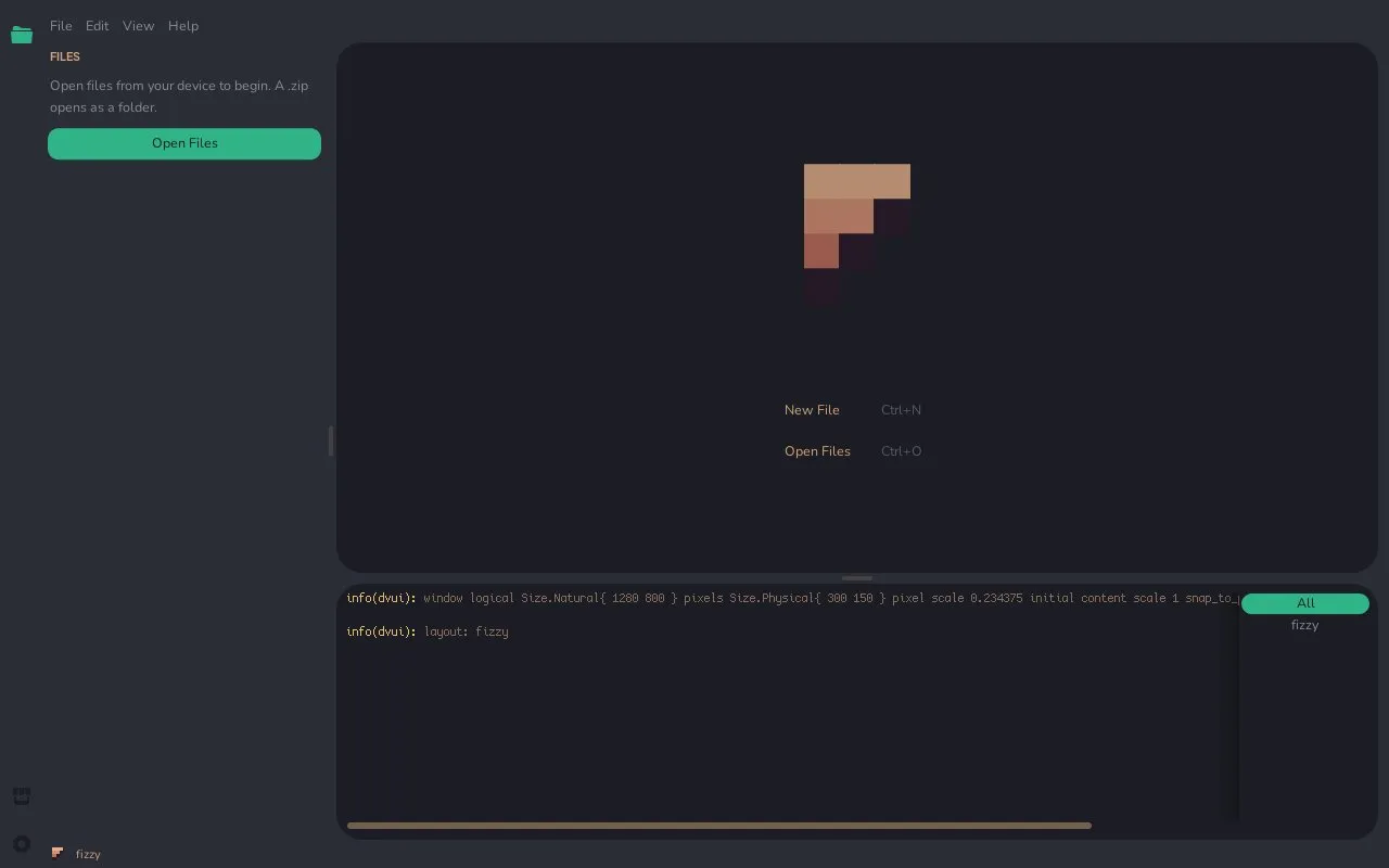 Web App homepage screenshot