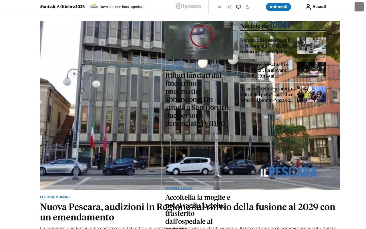 IlPescara homepage screenshot