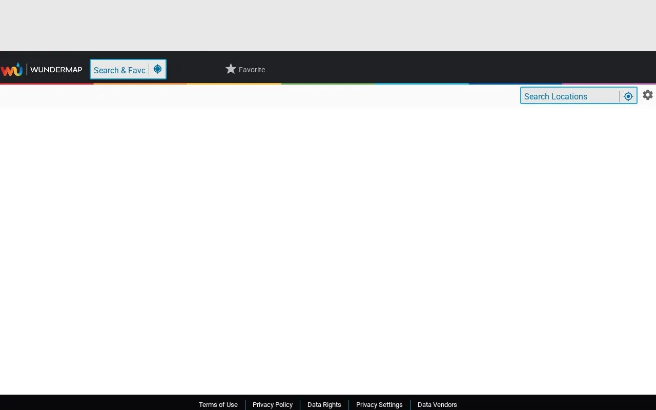 WunderMap homepage screenshot