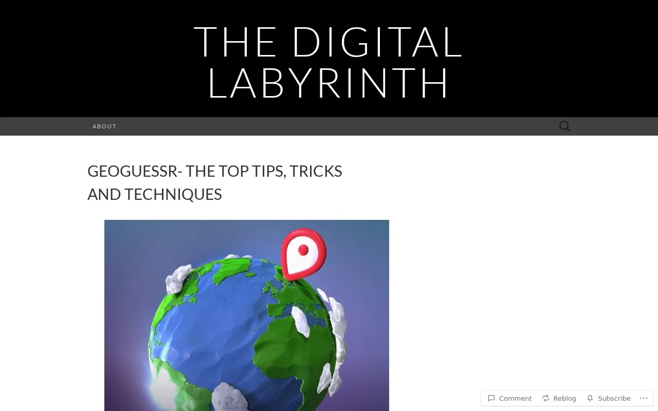 Top Tricks homepage screenshot