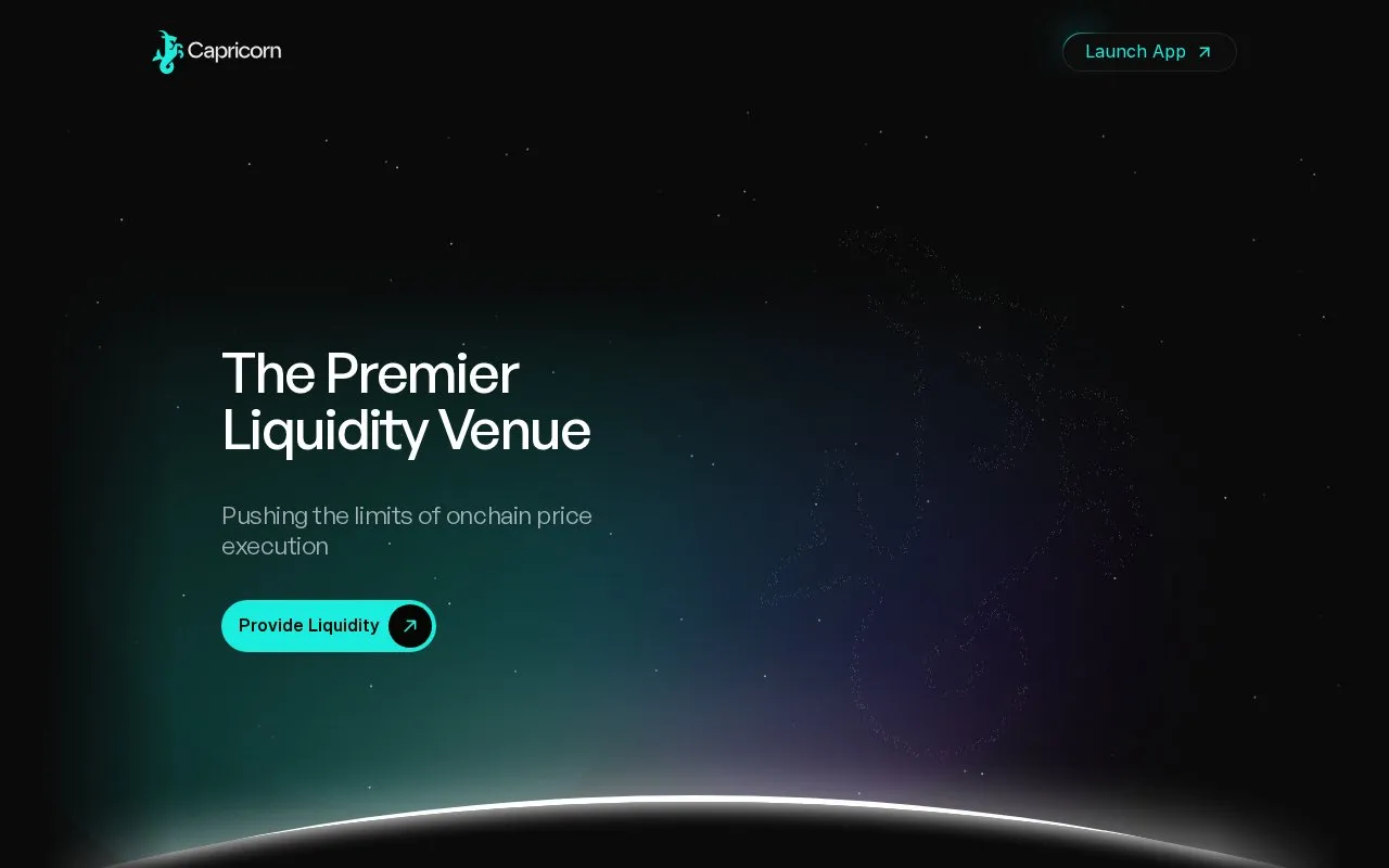 Capricorn homepage screenshot