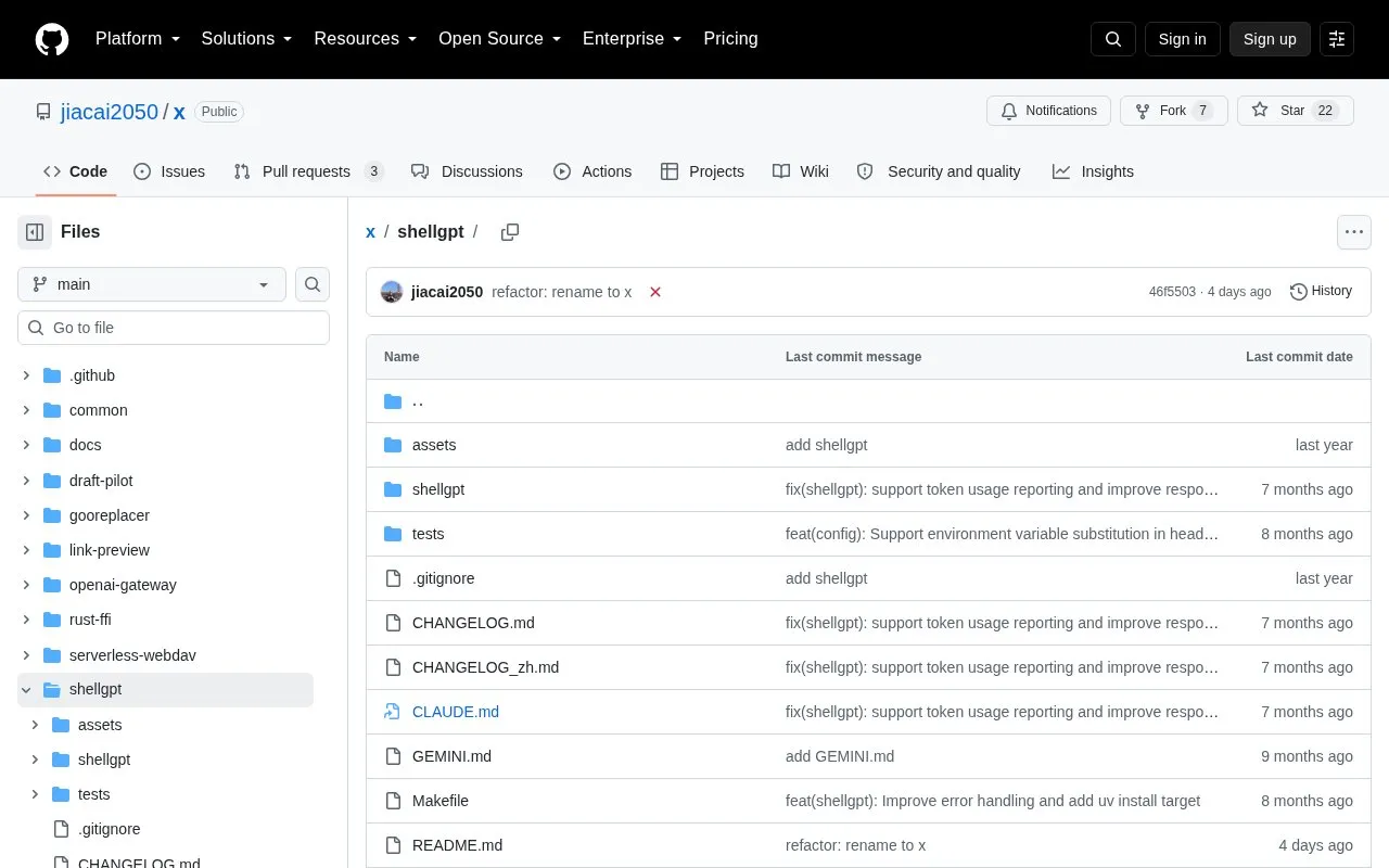 shellgpt homepage screenshot