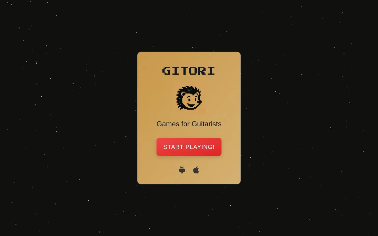 Gitori homepage screenshot