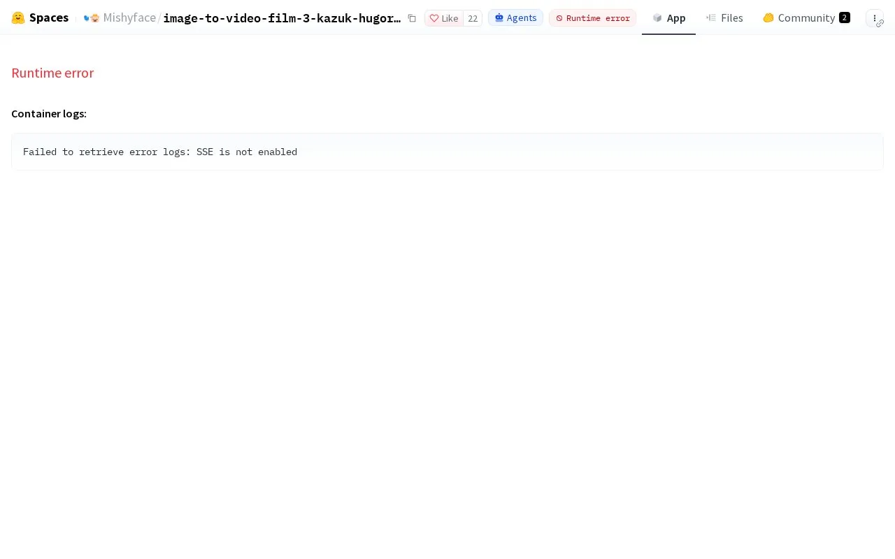 Images to Video homepage screenshot