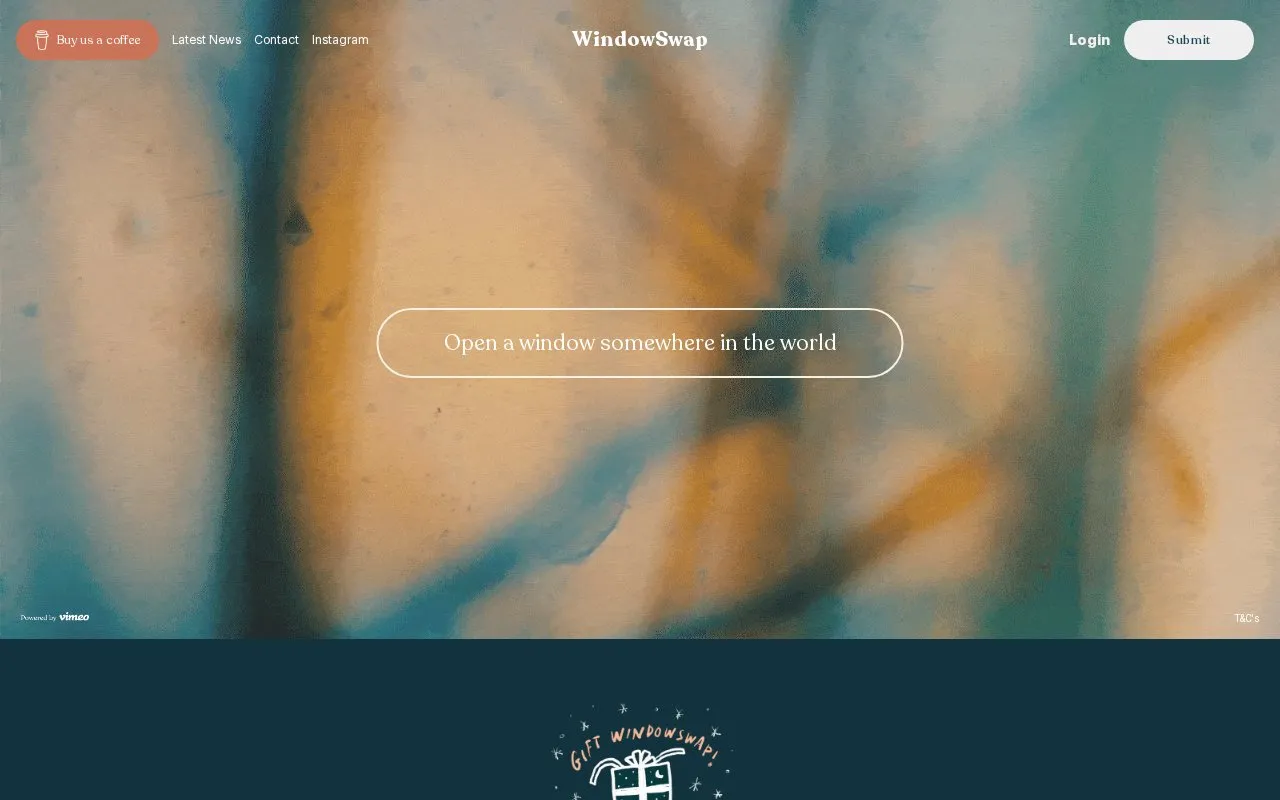 WindowSwap homepage screenshot