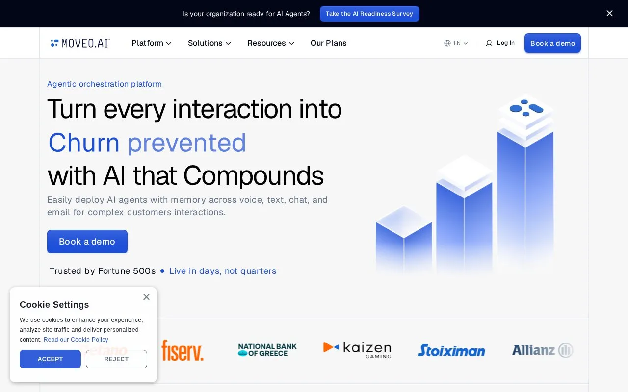 Moveo.AI homepage screenshot