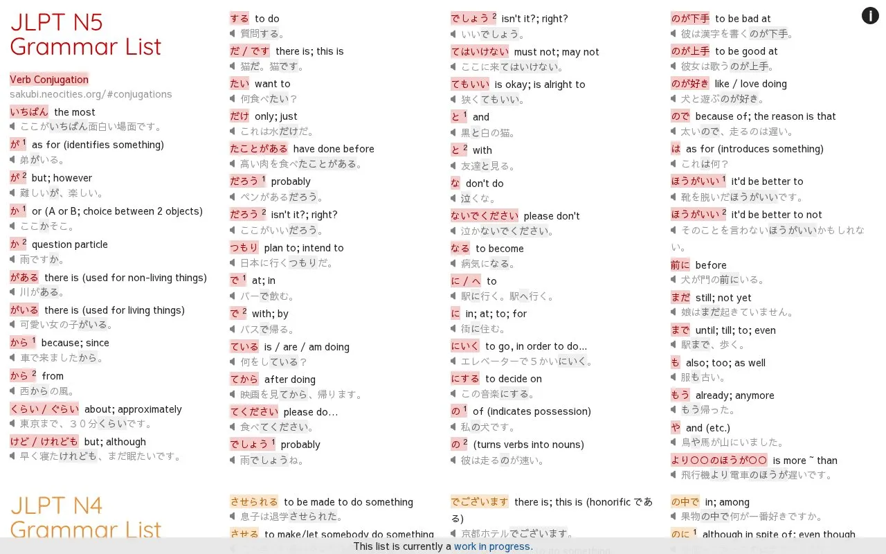 Grammar homepage screenshot