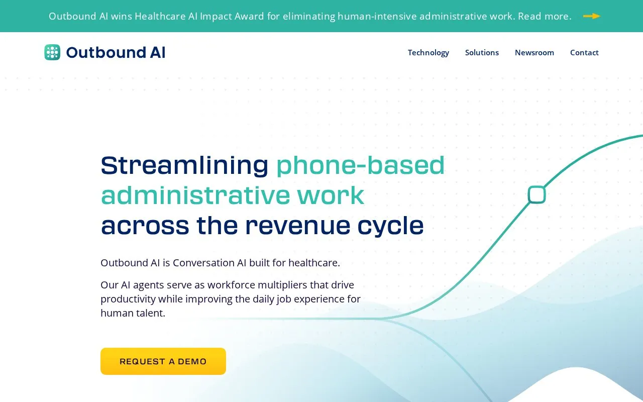 Outbound.ai homepage screenshot