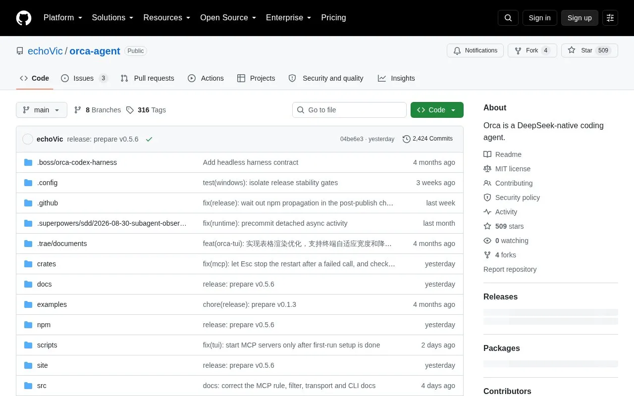 blade-deepseek homepage screenshot