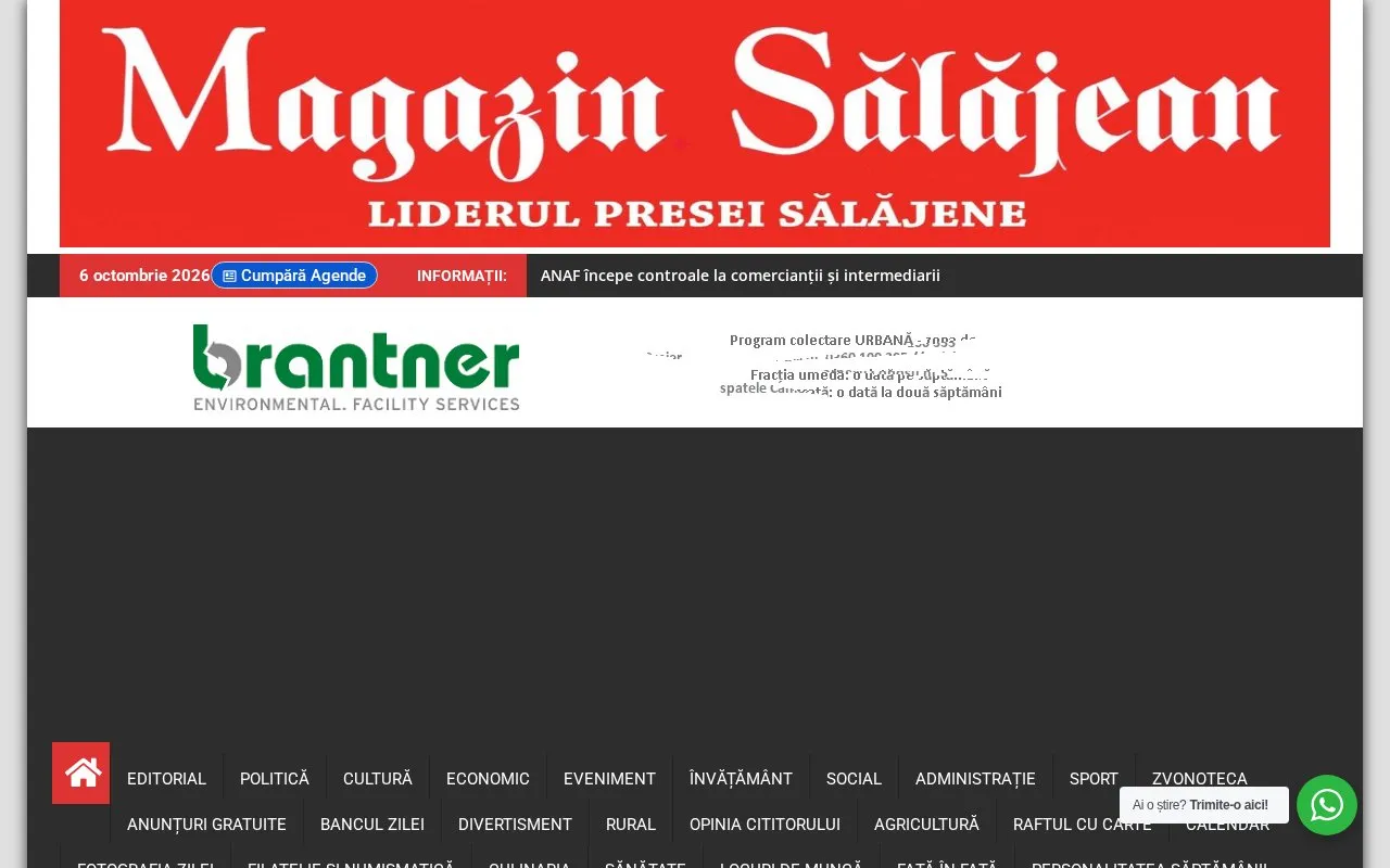 Magazin Sălăjean homepage screenshot