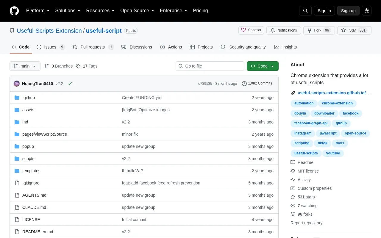 useful-script homepage screenshot