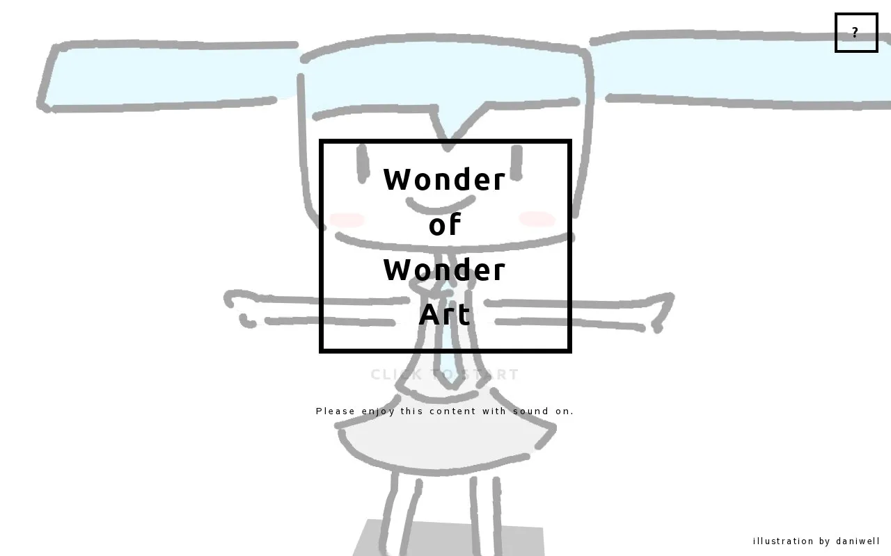 Wonder of Wonder Art homepage screenshot
