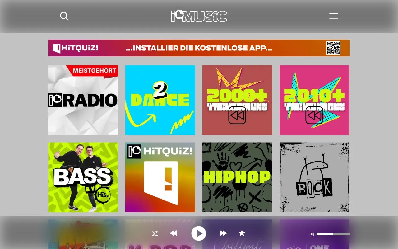 ilovemusic homepage screenshot