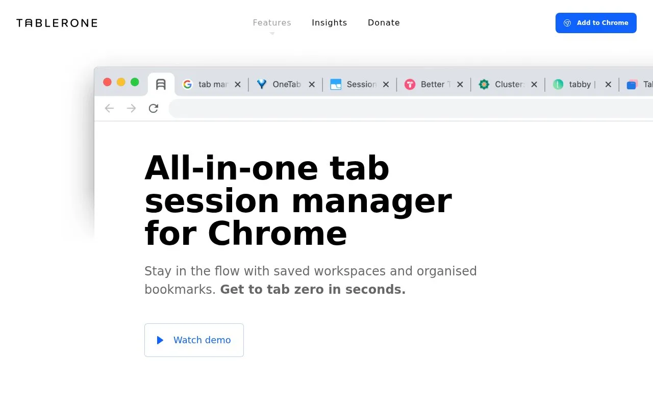 Tabler homepage screenshot