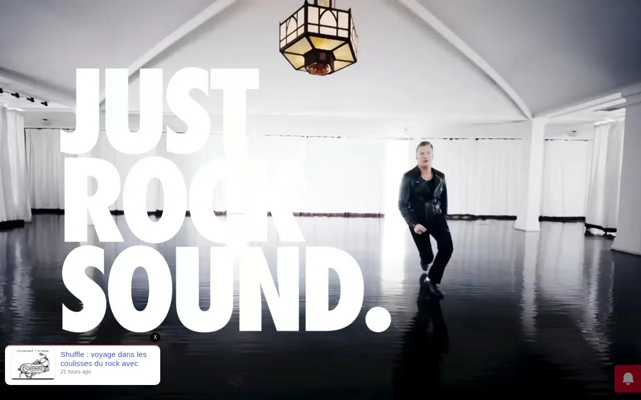 Rock Sound homepage screenshot