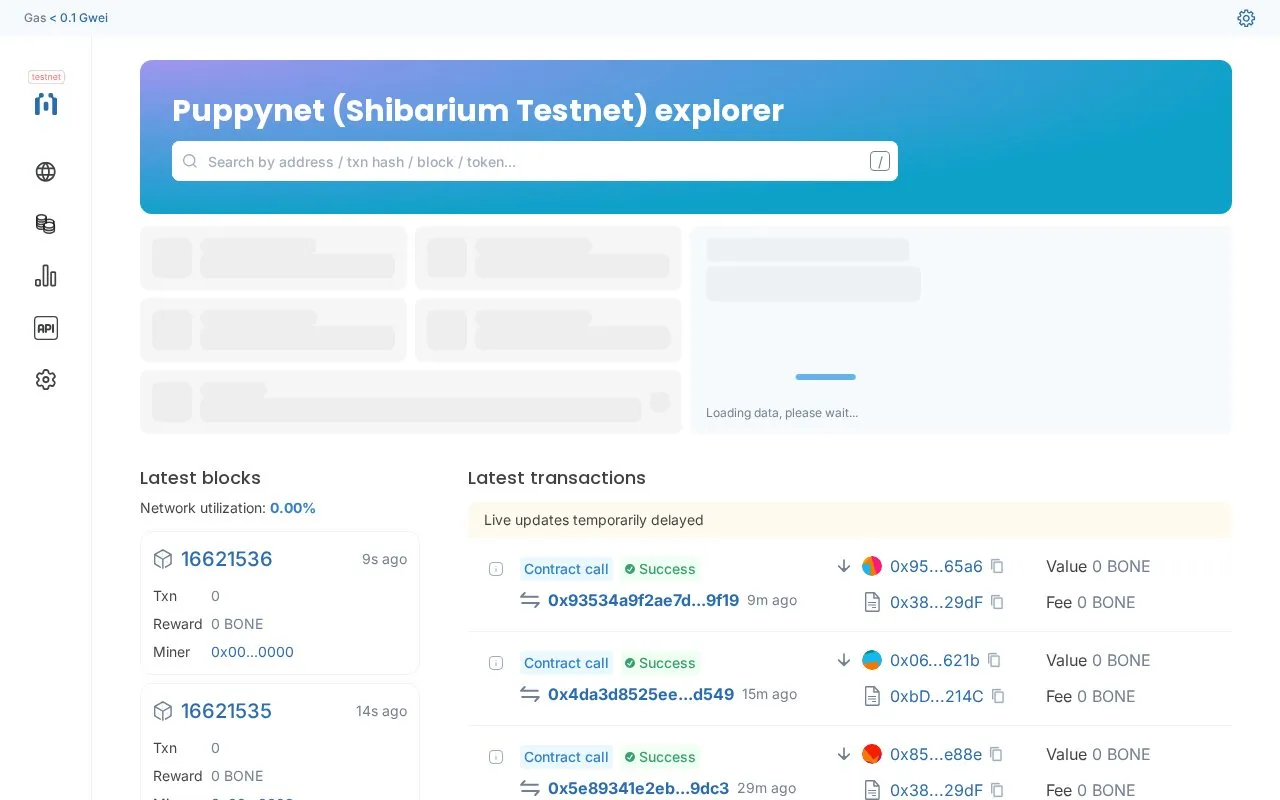 Puppynet — puppyscan homepage screenshot