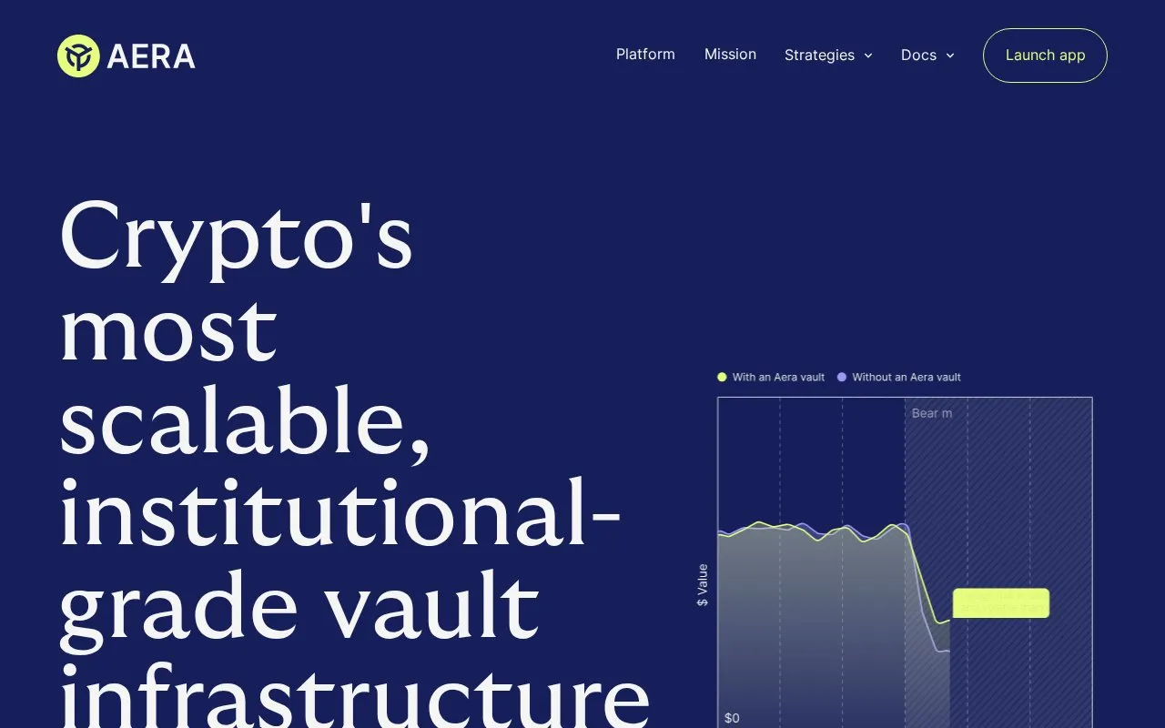 Aera V3 homepage screenshot
