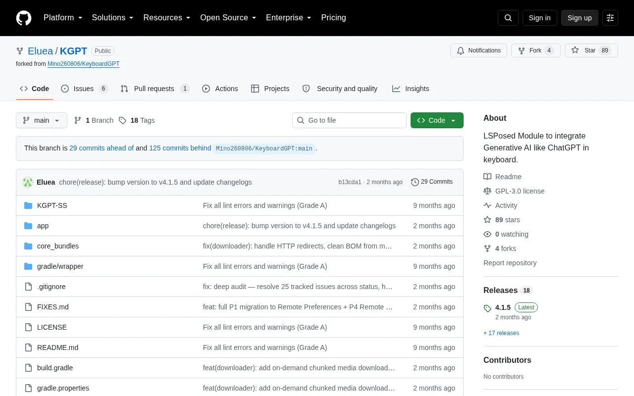 KGPT homepage screenshot