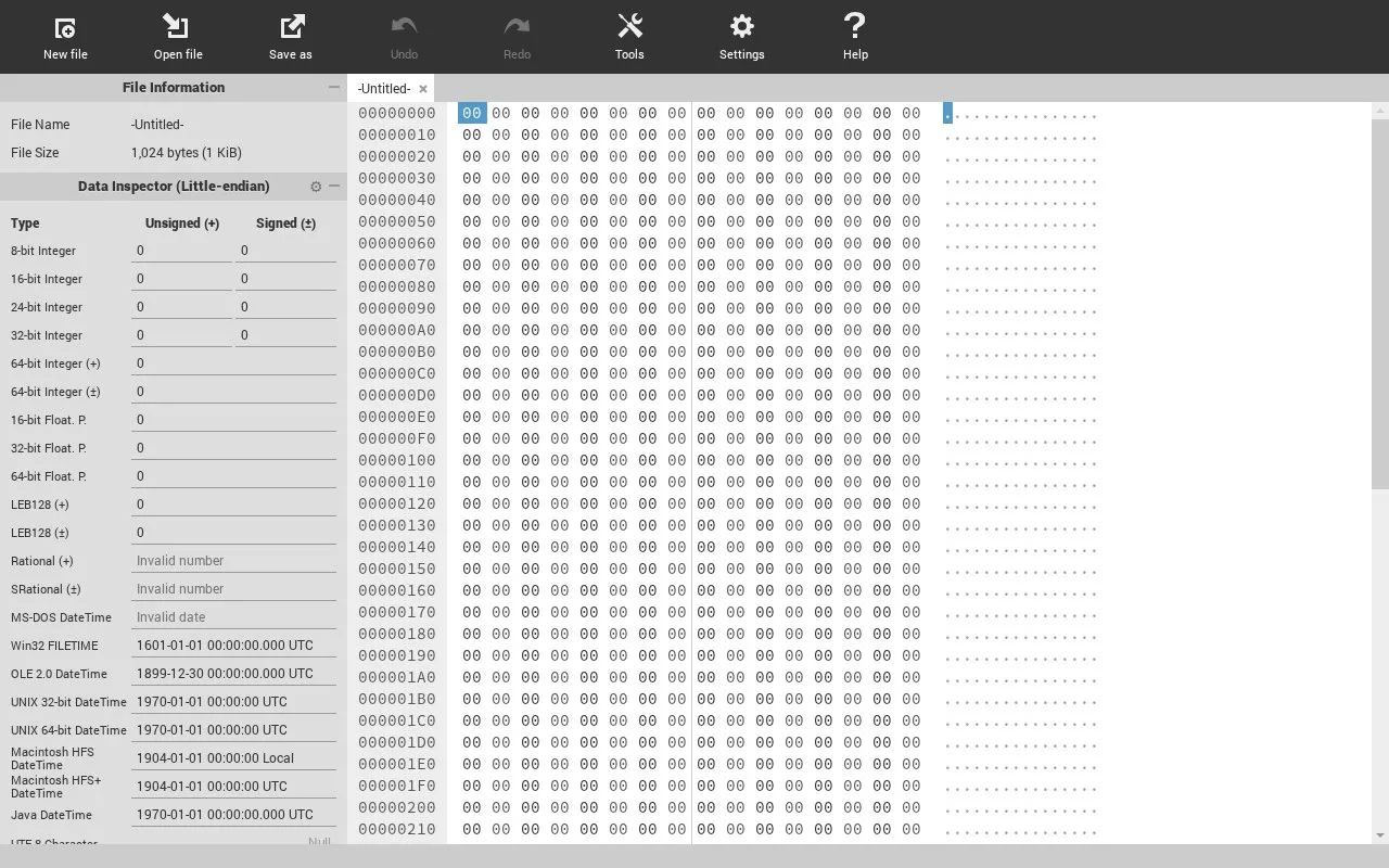 HexEd.it homepage screenshot