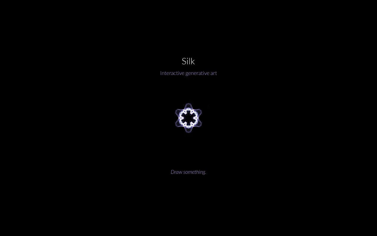 Silk homepage screenshot